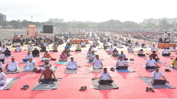 International Yoga Day 2023 | International Yoga Day 2023 Wishes | Yoga Day Photos| rajkot