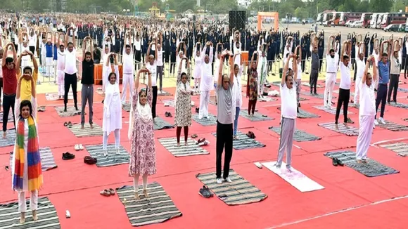 International Yoga Day 2023 | International Yoga Day 2023 Wishes | Yoga Day Photos| rajkot