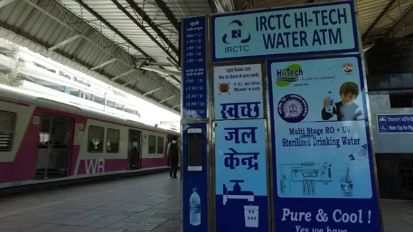 water vending machines at railway station