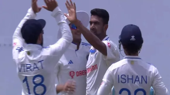 R Ashwin takes 12 wickets against West Indies