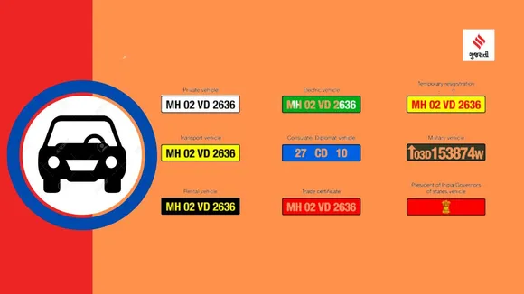 Vehicle number plate | Different types Vehicles Number Plates in India | Number Plates colors serices and significance | Auto News |