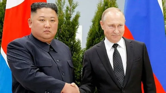 kim jong un vladimir putin russia |