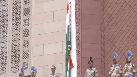 new parliament building | new parliament building national flag
