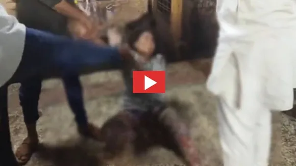 woman beating Video viral | Madhya Pradesh