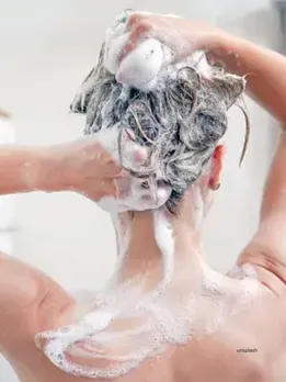 Navratri Skincare tips haircare tips woman washing hair