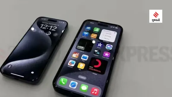Apple iPhone 15, iPhone 15 Plus in black (Image credit Nandagopal RajanThe Indian Express)