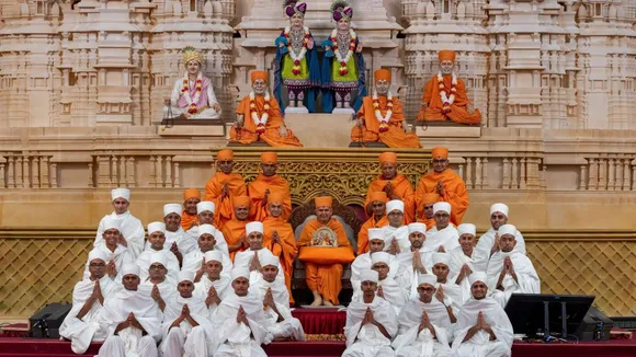initiation Ceremony | baps swaminarayan | akshardham | robbinsville | new jersey | USA