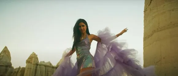 Katrina Kaif purple dress