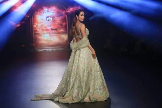 Malaika Arora multi color lehenga