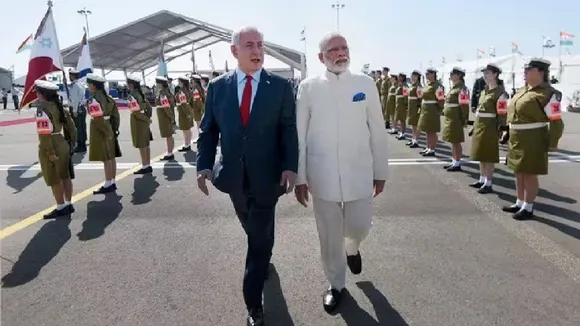 india, israel, modi