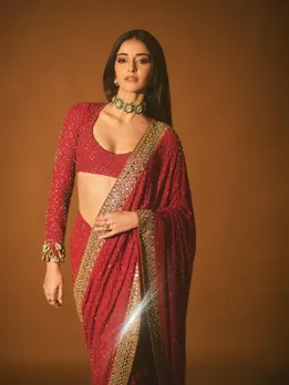 Karwa Chauth 2023| karwa chauth 2023 bollywood celebrities red saree| Madhuri Dixit| Shilpa Shetty| Kajol| Ananya Pandey