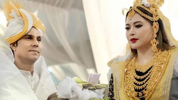 Randeep Hooda | Randeep Hooda Wedding photo | Randeep hooda wedding | Randeep Hooda Wedding and lin laishram