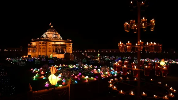 gandhinagar akshardham diwali deepotsav 2023