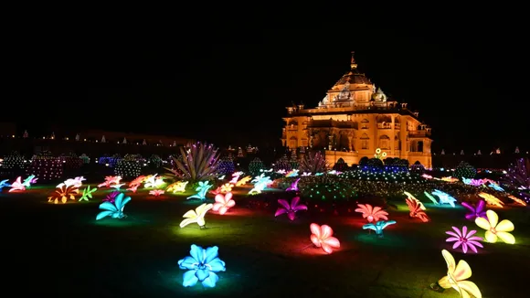 gandhinagar akshardham diwali deepotsav 2023