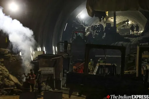 Uttarkashi tunnel collapse | Uttarkashi tunnel latest news | Uttarkashi tunnel latest photos