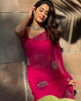 Jhanvi Kapoor Saree Look
