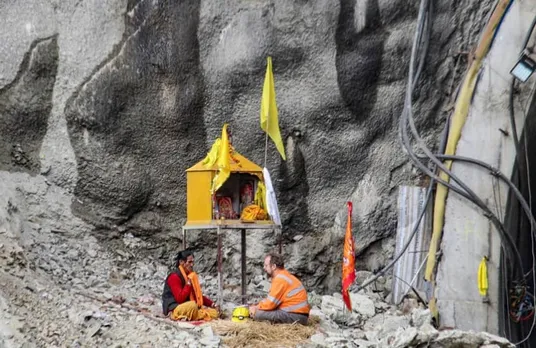Uttarakhand tunnel rescue photos