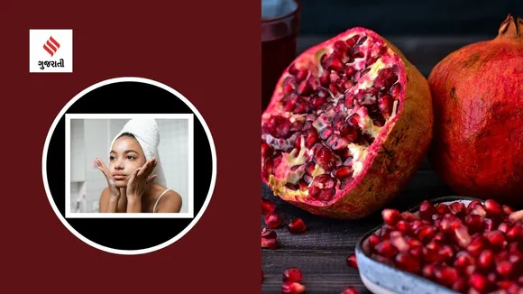 pomegranate face pack, pomegranate beauty tips , skincare tips for festival