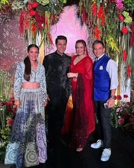 Tara Sharma Saluja and producer Rupak Saluja