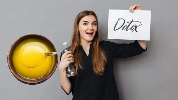 ghee in luck warm water