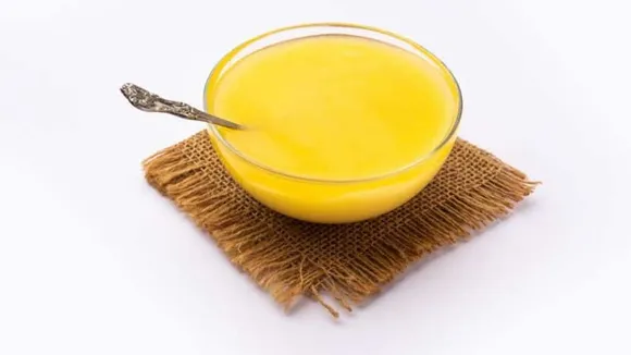 ghee in luck warm water