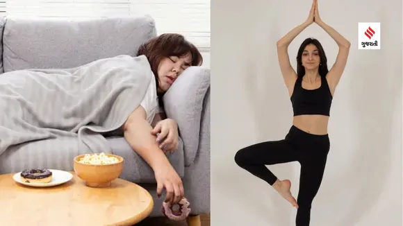yoga to get rid of laziness exercises health tips exercises fitness tips gujarati news