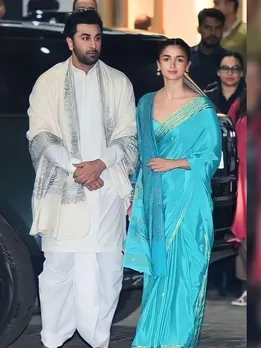 Alia Bhatt saree Ramayan theme ayodhya ram temple saree look fashion gujarati news