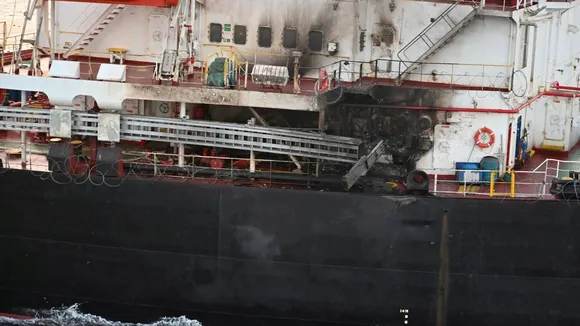 Gulf of Aden Drone Attack on Merchant Ship