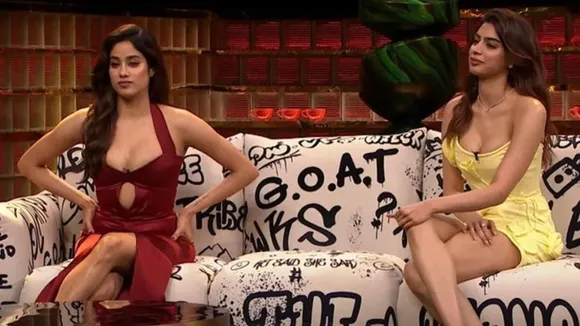 Janhvi Kapoor | Khushi kapoor | Koffee With Karan 8 | Janhvi Kapoor And Khushi kapoor In Koffee With Karan | Karan Johar