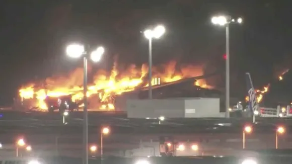 Japan plane on fire | Tokyo | Haneda Airport