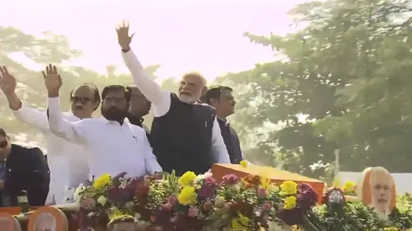 PM modi | Nasik visit | Road show