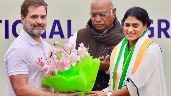 YS Sharmila joins Congress | YS Sharmila | Congress