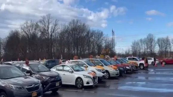 Ayodhya Ram mandir, Car rally in america