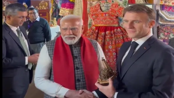 pm modi and emmanuel macron visit jaipur | pm narendra modi | emmanuel macron visit jaipur | French President Emmanuel Macron India Visit
