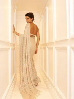 BAFTA 2024 Deepika Padukone desi saree look Photos