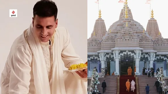 BAPS Hindu Mandir Abu Dhabi Akshay Kumar gujarati news