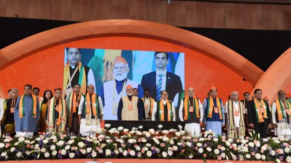 lok sabha election 2024, BJP National council meeting, bharat mandapam