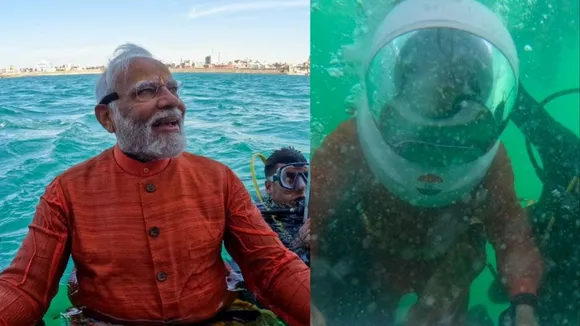 PM Narendra Modi Scuba Diving, PM Narendra Modi , Scuba Diving