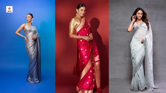 Vasant Panchami Rakul Preet Singh Saree look Photos Gujarati news