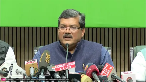 mukul wasnik | congress leaders | congress leaders | congress app Press Conference | congress aap party lok sabha seat sharing