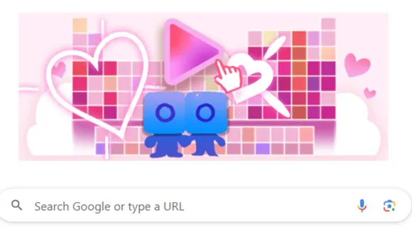 Google Doodle on Valentine Day 2024