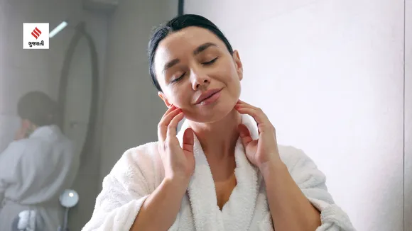 How to make natural skin Serum at home for glowing skin beauty tips in gujarati