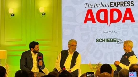 S Jaishankar Express Adda, S Jaishankar, Express Adda