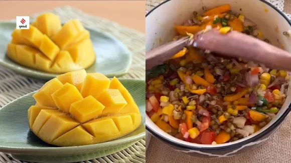 Summer Recipe Health tips Mango Sprouts Salad summer weight loss tips in gujarati