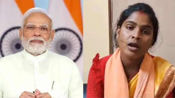 pm narendra modi, rekha patra, Sandeshkhali victim