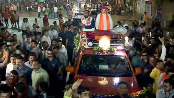 Amit Shah Vadodara Road Show