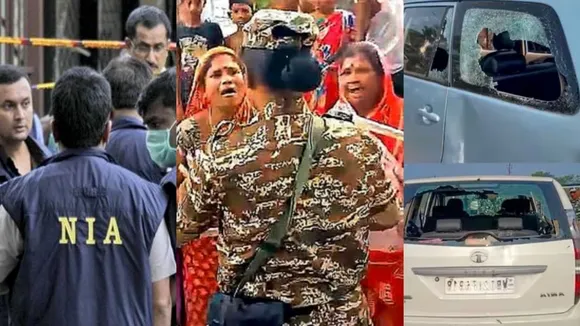 Attacks on CBI NIA ED IT in West Bengal