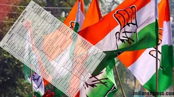 Congress candidates list