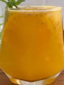 Summer Drink orange mojito