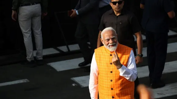 PM Narendra Modi Voting